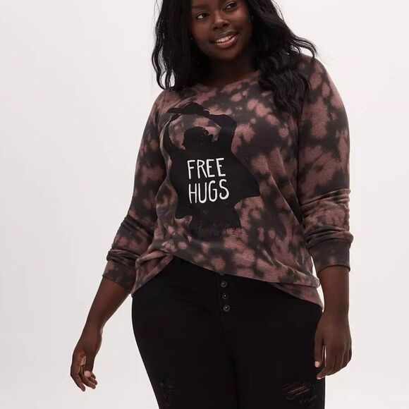 The Texas Chainsaw Massacre Brown Tie-Dye Crew Sweatshirt - 1X - Picture 2 of 8